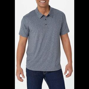 zuda Menswear Z-Cool Polo Shirt Heather Nay